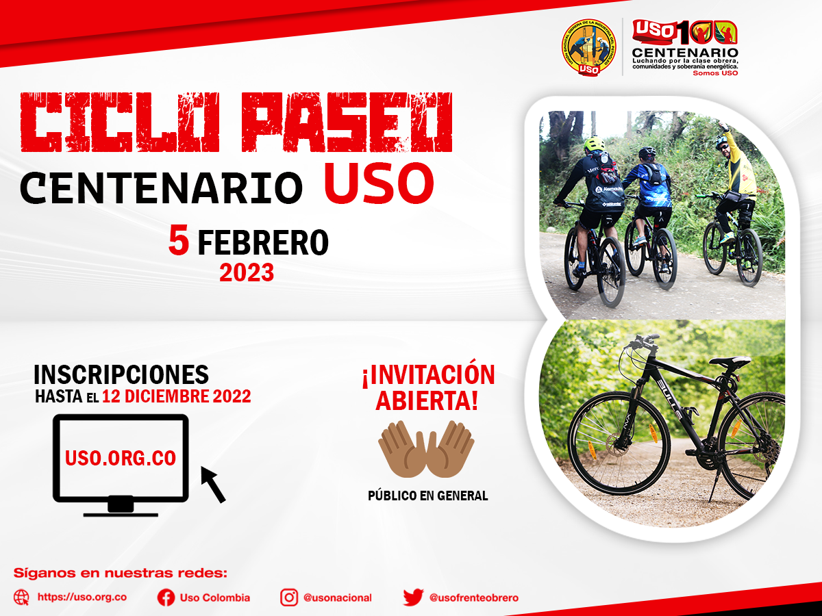 CICLO PASEO CENTENARIO USO