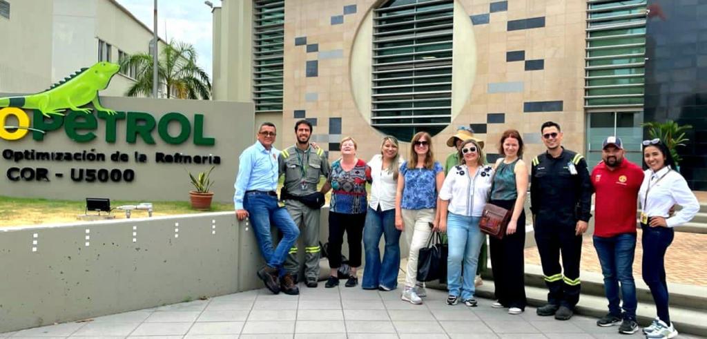 Nos visitó la Confederación Nacional de Trabajadores de Noruega – LO