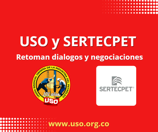 Hemos acordado restablecer la paz y el dialogo social con la empresa SERTECPET