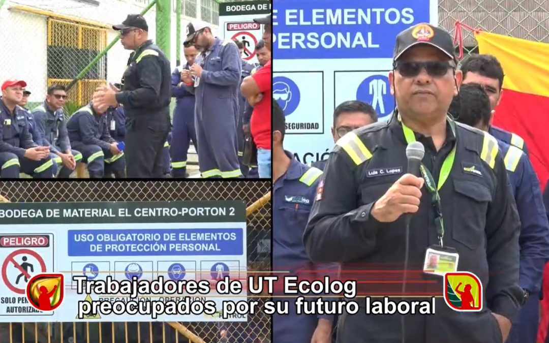 Asamblea permanente de los trabajadores de la empresa ECOLOG en el corregimiento el Centro