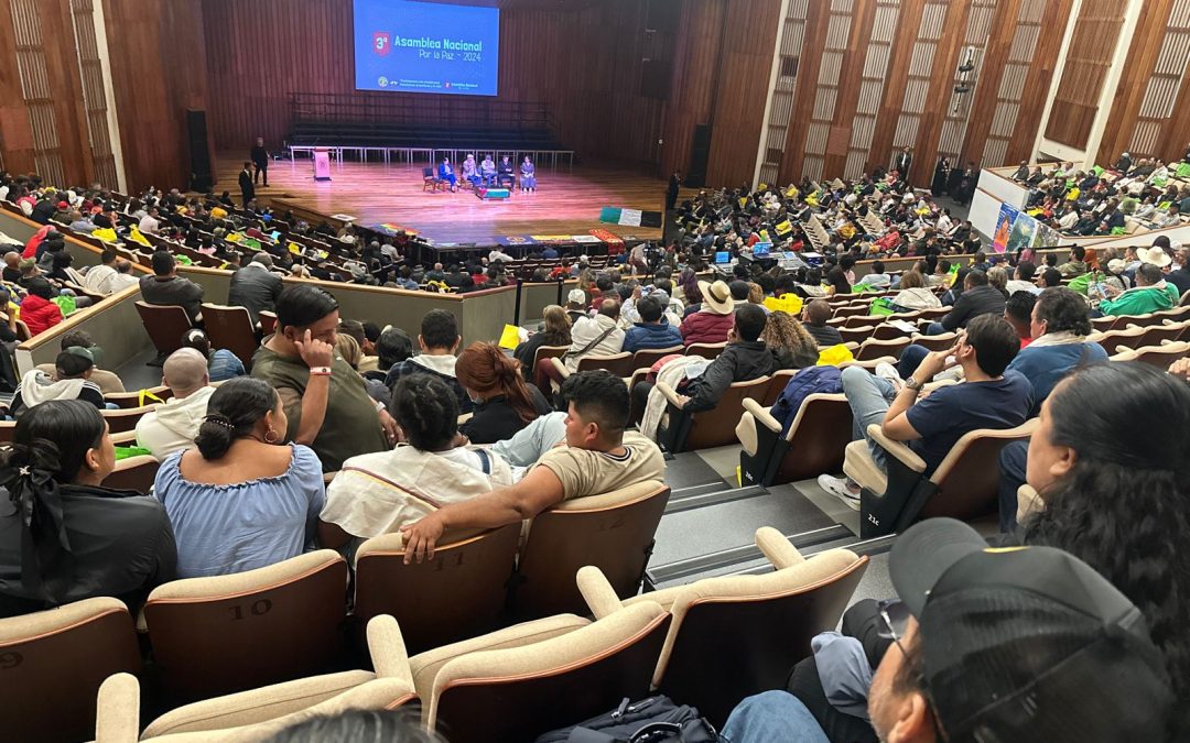 La USO reúne a más de 2,500 líderes sociales en la Tercera Asamblea Nacional por la Paz