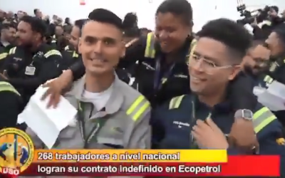 ¡Un Hito Histórico para los Trabajadores de Ecopetrol! 268 Contratos Pasan a Término Indefinido
