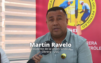 Martín Ravelo asume la Presidencia Nacional de la USO: Sus retos la defensa de Ecopetrol, comunidades y los derechos de los trabajadores
